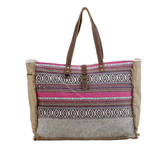 Vibrant Boho Weekender Bag