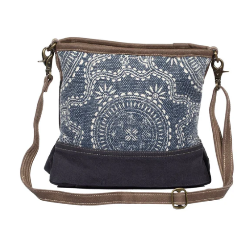Navy Kilim Shoulder Bag