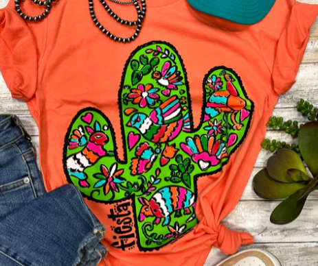 Barbara's Fiesta Cactus Tee