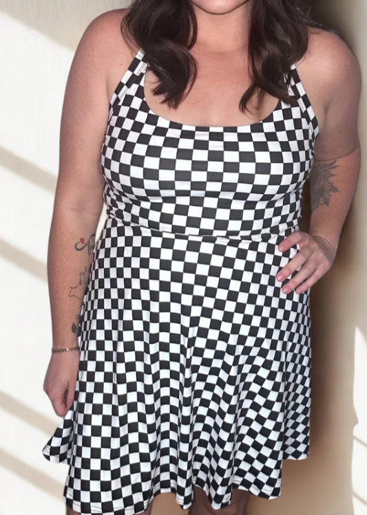 Race To The Top Tennis/Swim Dress