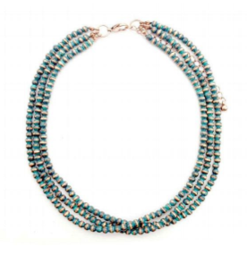 3 Strand Beaded Necklace