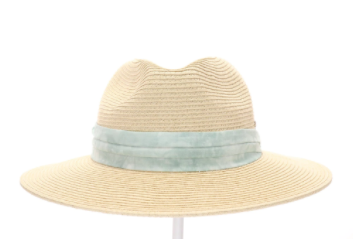 Tie Dye Band Straw Panama Hat