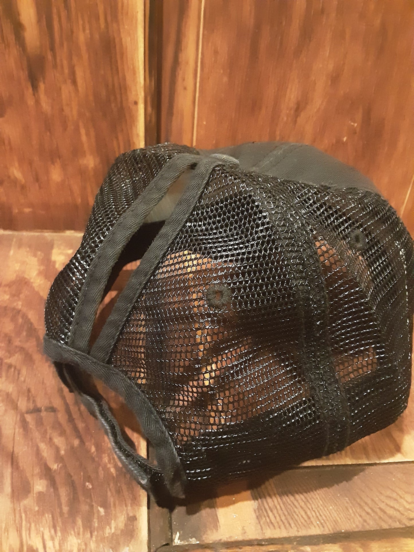 Black Ponytail Hat