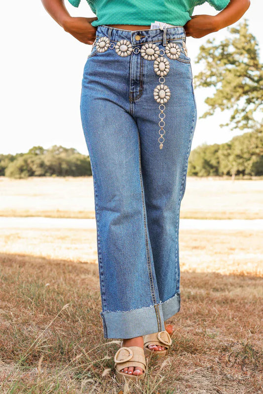 MIDRISE STRAIGHT LEG JEAN