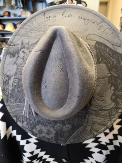 Long Live Cowgirls Felt Hat