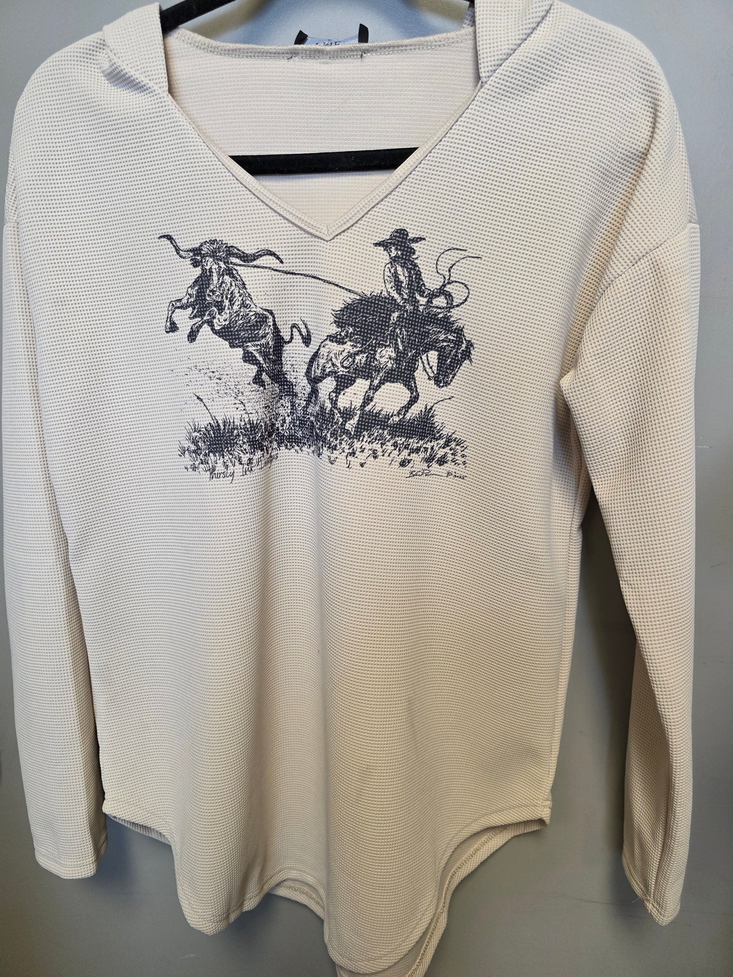 Steer Stopping V-Neck Hoodies