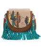 MW1309-8360 Montana West Embroidered Collection Crossbody Bag