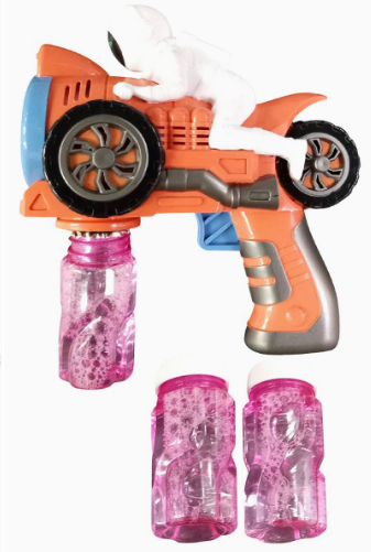 Led Light-up Bubble Maker Blast Gun