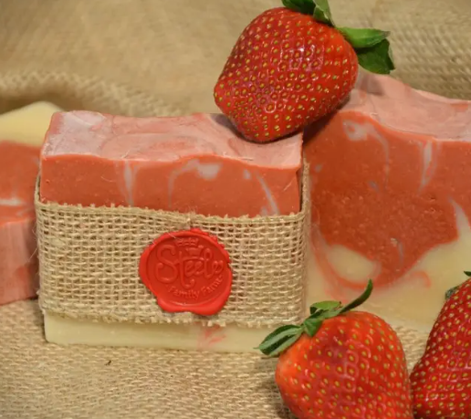 Strawberries & Champagne Goat Milk Soap