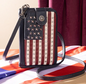 Montana West American Flag Phone Crossbody Bag US04-183RD