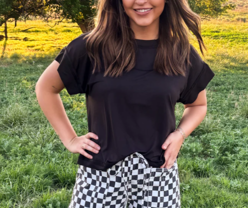 Sterling Staple Top - Black