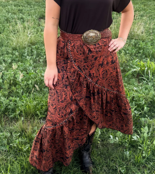 Country Tooled Skirt