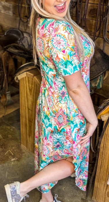 Pink Skies Maxi Dress