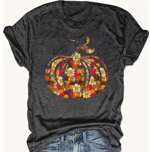 Autumn Leaves and Football T-shirt