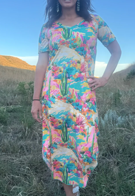 Painted Desert Maxi Dress