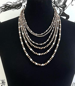 Western Navajo Pearl Layered Necklace