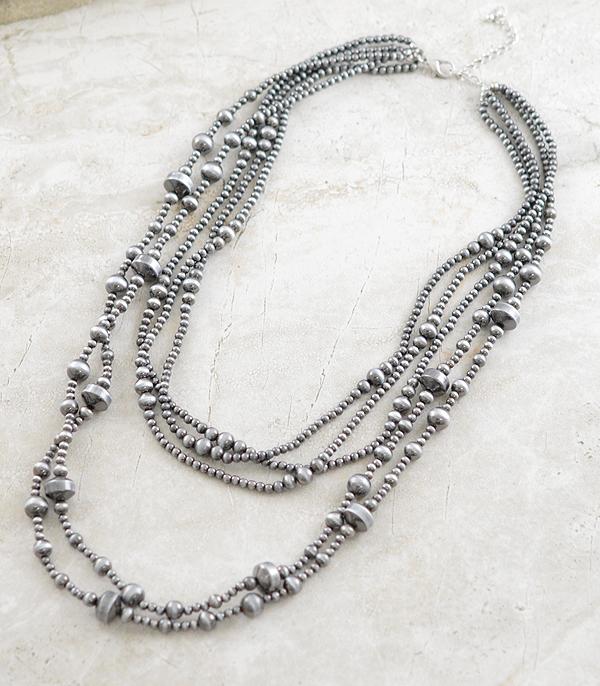 5 Strand Beaded Necklace