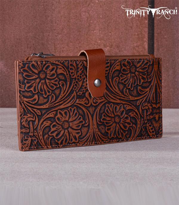 Trinity Ranch Tooled Bi-Fold Wallet/Card Organizer