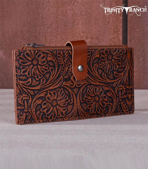 Trinity Ranch Floral Tooled Concealed Carry Tote/Crossbody