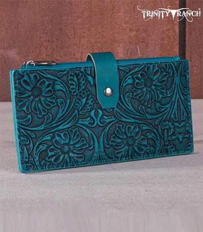 Trinity Ranch Tooled Bi-Fold Wallet/Card Organizer