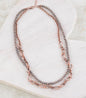 Barbwire Navajo Pearl Bead Necklace