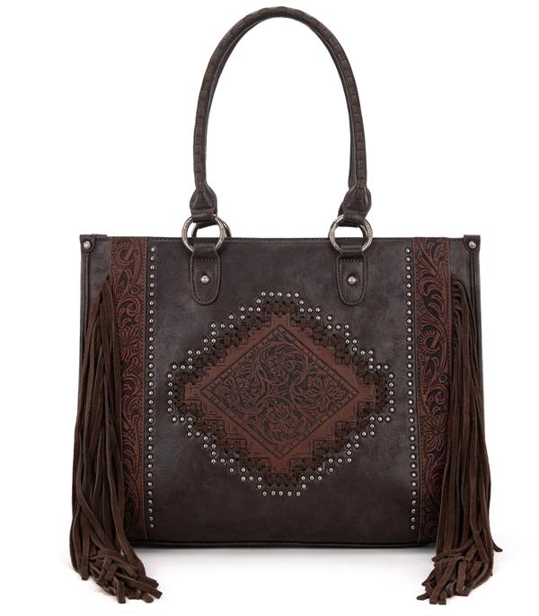 Wholesale Montana West Tooled Concealed Carry Tote