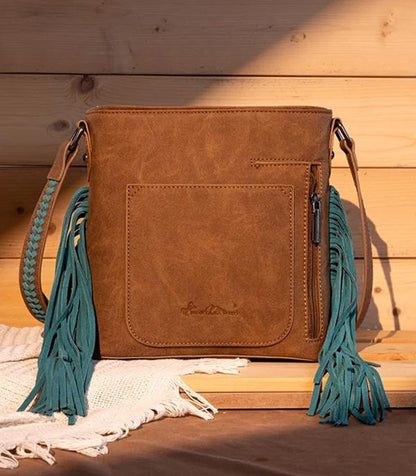 MONTANA WEST TOOLED WESTERN CROSSBODY PURSE