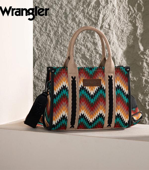 Wrangler Southwestern Pattern Concealed Carry Tote/Crossbody Bag