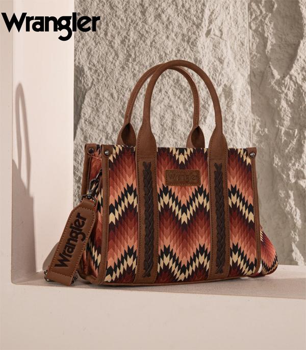 Wrangler Southwestern Pattern Concealed Carry Tote/Crossbody Bag