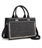 Tooled Fringe Tote/Crossbody