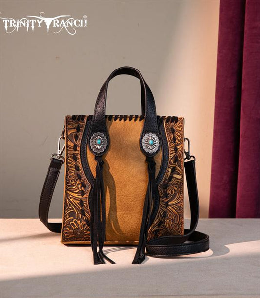 Trinity Ranch Concho Collection Mini Tote/Crossbody