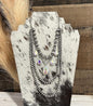Navajo Pearl Bead Layered Necklace