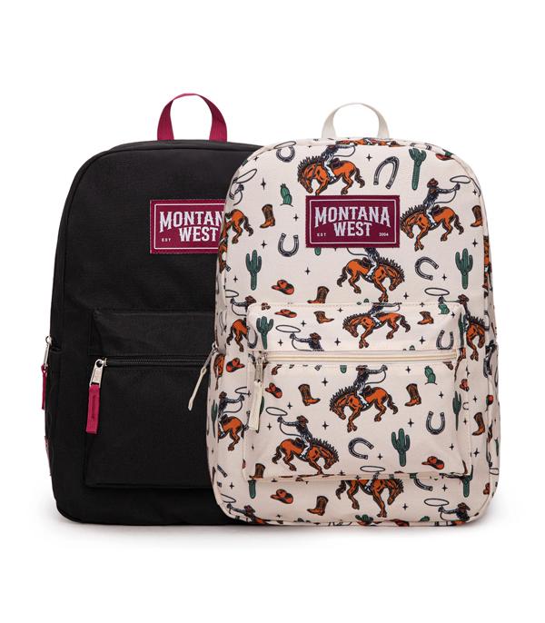 Western Print Backpack