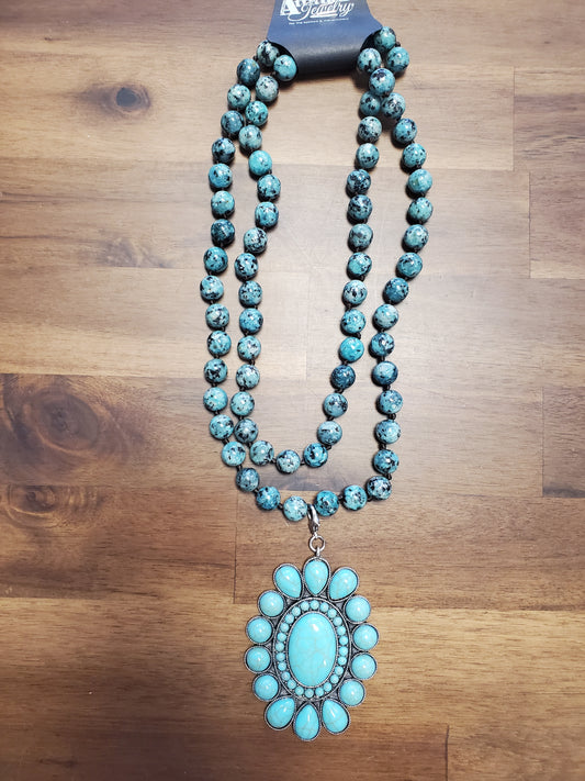 Turquoise Pendant Necklace