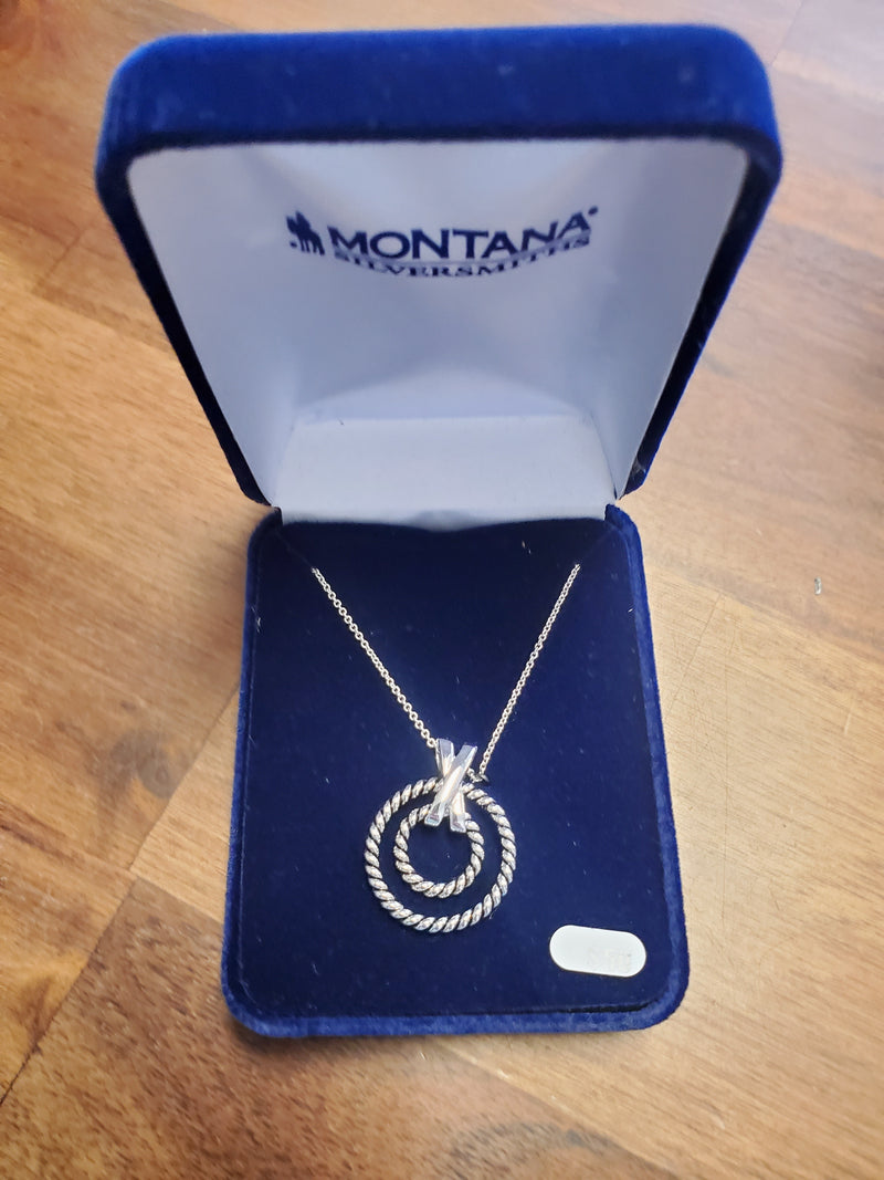 Montana Silver Topped With a Kiss Rope Necklace