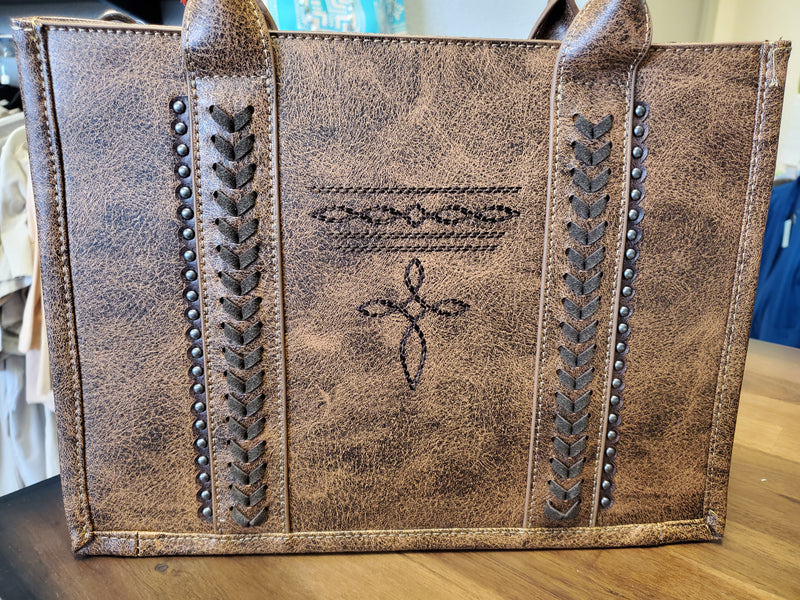 Montana West Boot Stiched Purse