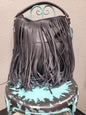 Fringe Hobo Handbag