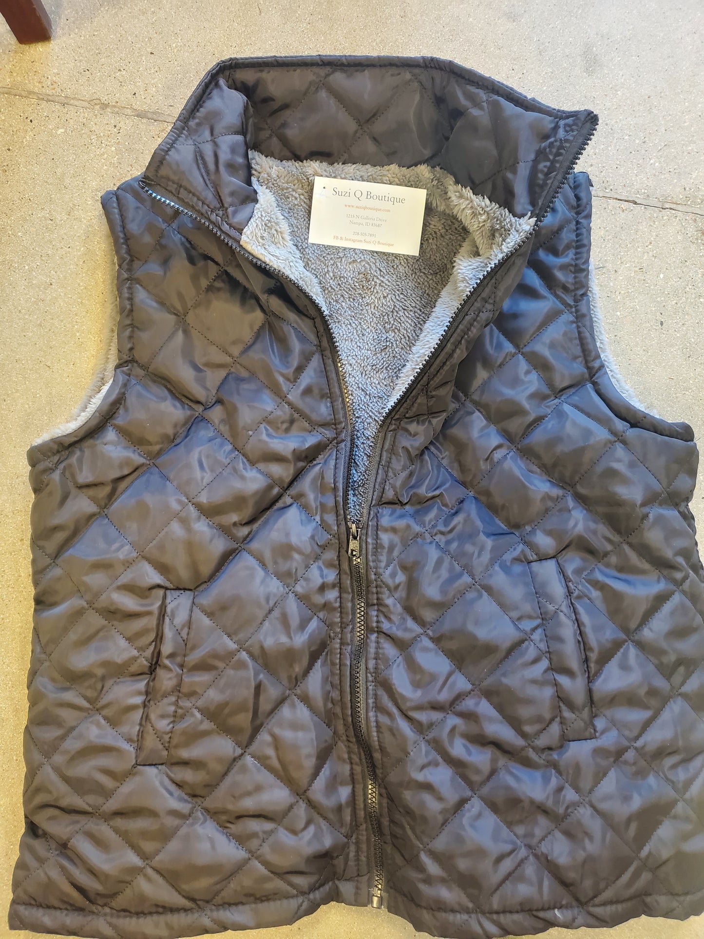 Argyle Pattern Fall & Winter Vest, Casual Zip Up