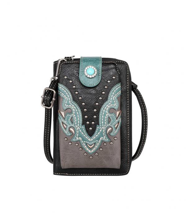 Montana West Cut-out Collection Phone Wallet/Crossbody