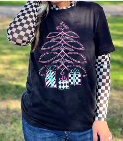 Boot Scootin' Christmas Tee