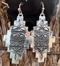 Stitched In Aztec Earrings