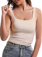 Square Collar Camisole Vest
