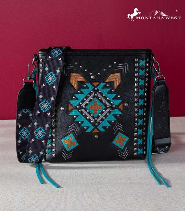 Montana West Embroidered Aztec Concealed Carry Crossbody