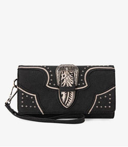 Montana West Buckle Collection Wallet