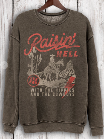 RAISIN HELL MINERAL SWEATSHIRTS