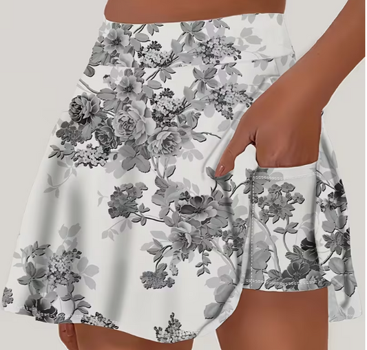 Floral Skort