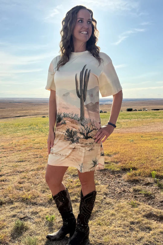 Canyon Sands T-Shirt Dress