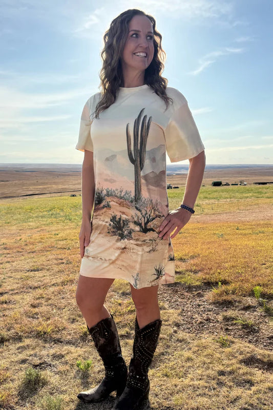 Canyon Sands T-Shirt Dress