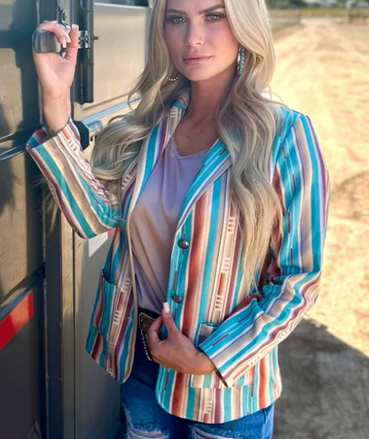 SERAPE LIGHTS BLAZER