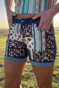 Patched Up Shorts - Western Long